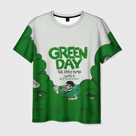 Мужская футболка 3D с принтом Монстр Green Day в Кировске, 100% полиэфир | прямой крой, круглый вырез горловины, длина до линии бедер | american idiot | green day | альтернативный | билли джо армстронг | грин дей | группа | зелёный день | майк дёрнт | музыка | надпись | панк | поп | поппанк | рок | тре кул