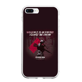 Чехол для iPhone 7Plus/8 Plus матовый с принтом Green Day know your enemy в Кировске, Силикон | Область печати: задняя сторона чехла, без боковых панелей | american idiot | green day | альтернативный | билли джо армстронг | грин дей | группа | зелёный день | красный | майк дёрнт | музыка | надпись | панк | поп | поппанк | рок | солдат | тре кул | флаг