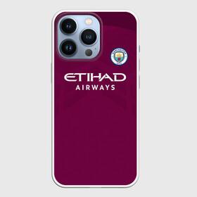 Чехол для iPhone 13 Pro с принтом Манчестер Сити Форма Away 2018 в Кировске,  |  | citi | city | cyty | manchester | siti | sity | англия | болельщик | горожане | гостевая | манчестер | сити | фанат | футбольная форма