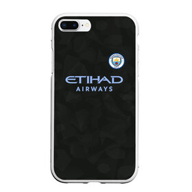 Чехол для iPhone 7Plus/8 Plus матовый с принтом Manchester City Kit Third в Кировске, Силикон | Область печати: задняя сторона чехла, без боковых панелей | citi | city | cyty | manchester | siti | sity | англия | болельщик | горожане | гостевая | манчестер | сити | фанат | футбольная форма