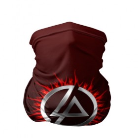 Бандана-труба 3D с принтом Красно-черный Linkin Park в Кировске, 100% полиэстер, ткань с особыми свойствами — Activecool | плотность 150‒180 г/м2; хорошо тянется, но сохраняет форму | 