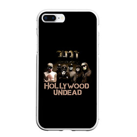 Чехол для iPhone 7Plus/8 Plus матовый с принтом Группа Hollywood Undead в Кировске, Силикон | Область печати: задняя сторона чехла, без боковых панелей | charlie scene | danny | funny man | hollywood | j dog | johnny 3 tears | undead | альтернативный | андед | голивуд | голливудская | группа | кранккор | метал | нежить | ню | реп | рок | рэп | рэпкор