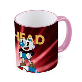 Кружка 3D с принтом Cuphead в Кировске, керамика | ёмкость 330 мл | Тематика изображения на принте: cuphead