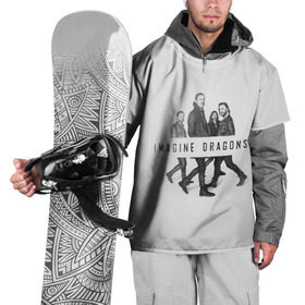 Накидка на куртку 3D с принтом Группа Imagine Dragons в Кировске, 100% полиэстер |  | dragons | imagine | альтернативный | американская | бэн макки | группа | драгонс | дэн платцман | дэн рейнольдс | имеджин | инди | индирок | поп | рок | уэйн сермон | электроник