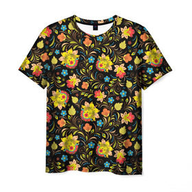 Мужская футболка 3D с принтом Модник(ца) унисекс в Кировске, 100% полиэфир | прямой крой, круглый вырез горловины, длина до линии бедер | лепестки | мода | модник | модные | паттерн | узоры | цветные | цветы | яркие