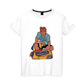 Женская футболка хлопок с принтом Riverdale в Кировске, 100% хлопок | прямой крой, круглый вырез горловины, длина до линии бедер, слегка спущенное плечо | riverdale | ривердейл | ривердэйл