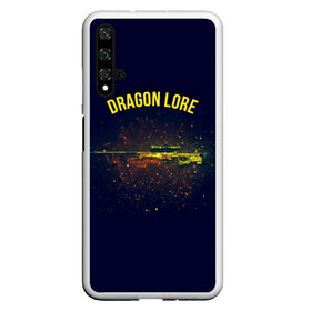 Чехол для Honor 20 с принтом Dragon Lore в Кировске, Силикон | Область печати: задняя сторона чехла, без боковых панелей | cs | cs go | csgo | go | го | контр страйк | контра | кс | кс го | ксго | спецназ | террористы