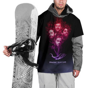 Накидка на куртку 3D с принтом Группа Imagine Dragons, дым в Кировске, 100% полиэстер |  | Тематика изображения на принте: альтернативный | американская | группа | драгонс | имеджин | инди | индирок | поп | рок | электроник
