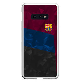 Чехол для Samsung S10E с принтом FC Barcelona 2018 Abstract в Кировске, Силикон | Область печати: задняя сторона чехла, без боковых панелей | fc | fc barcelona | fcb | fly emirates | ronaldo | абстракция | барселона | геометрия | зож | клуб | линии | месси | модные | мяч | реал мадрид | спорт | спортивные | тренды | футбол | футбольный клуб | эмблема