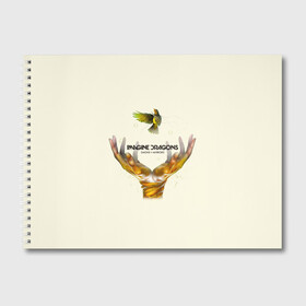 Альбом для рисования с принтом Руки с птичкой Imagine Dragons в Кировске, 100% бумага
 | матовая бумага, плотность 200 мг. | Тематика изображения на принте: альтернативный | американская | группа | драгонс | имеджин | инди | индирок | поп | рок | электроник