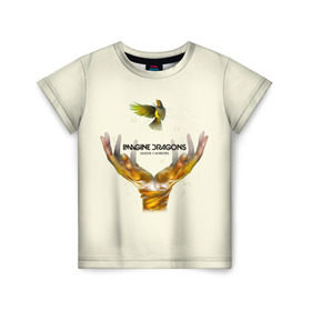 Детская футболка 3D с принтом Руки с птичкой Imagine Dragons в Кировске, 100% гипоаллергенный полиэфир | прямой крой, круглый вырез горловины, длина до линии бедер, чуть спущенное плечо, ткань немного тянется | альтернативный | американская | группа | драгонс | имеджин | инди | индирок | поп | рок | электроник