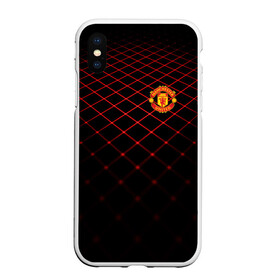 Чехол для iPhone XS Max матовый с принтом Manchester United 2018 Line в Кировске, Силикон | Область печати: задняя сторона чехла, без боковых панелей | Тематика изображения на принте: emirates | fc | manchester united | абстракция | геометрия | зож | клуб | линии | манчестер юнайтед | модные | мяч | россии | спорт | спортивные | стиль | тренды | футбол | футбольный клуб | экстрим | эмблема