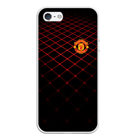 Чехол для iPhone 5/5S матовый с принтом Manchester United 2018 Line в Кировске, Силикон | Область печати: задняя сторона чехла, без боковых панелей | Тематика изображения на принте: emirates | fc | manchester united | абстракция | геометрия | зож | клуб | линии | манчестер юнайтед | модные | мяч | россии | спорт | спортивные | стиль | тренды | футбол | футбольный клуб | экстрим | эмблема