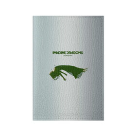 Обложка для паспорта матовая кожа с принтом Imagine Dragons Demons в Кировске, натуральная матовая кожа | размер 19,3 х 13,7 см; прозрачные пластиковые крепления | альтернативный | американская | группа | драгонс | имеджин | инди | индирок | поп | рок | электроник
