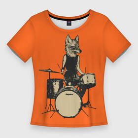 Женская футболка 3D Slim с принтом Drums в Кировске,  |  | барабанщик | барабаны | драммер | ударные