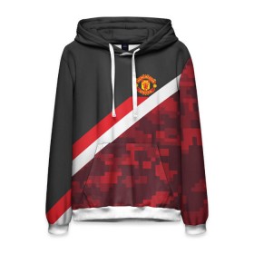 Мужская толстовка 3D с принтом Manchester United Sport Camo в Кировске, 100% полиэстер | двухслойный капюшон со шнурком для регулировки, мягкие манжеты на рукавах и по низу толстовки, спереди карман-кенгуру с мягким внутренним слоем. | emirates | fc | manchester united | абстракция | геометрия | зож | клуб | линии | манчестер юнайтед | модные | мяч | россии | спорт | спортивные | стиль | тренды | футбол | футбольный клуб | экстрим | эмблема