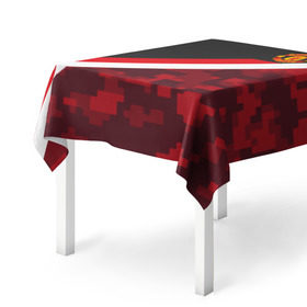 Скатерть 3D с принтом Manchester United Sport Camo в Кировске, 100% полиэстер (ткань не мнется и не растягивается) | Размер: 150*150 см | emirates | fc | manchester united | абстракция | геометрия | зож | клуб | линии | манчестер юнайтед | модные | мяч | россии | спорт | спортивные | стиль | тренды | футбол | футбольный клуб | экстрим | эмблема