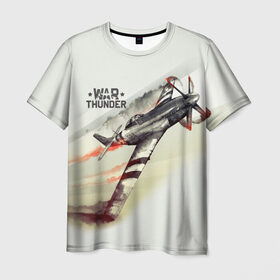 Мужская футболка 3D с принтом War Thunder в Кировске, 100% полиэфир | прямой крой, круглый вырез горловины, длина до линии бедер | Тематика изображения на принте: war thunder | гром войны