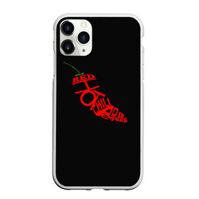 Чехол для iPhone 11 Pro матовый с принтом Red Hot Chili Peppers в Кировске, Силикон |  | музыка | овощ | острый | пеперс | перчик | ред | рок | хот | чили
