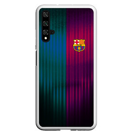 Чехол для Honor 20 с принтом FC Barcelona 2018 abstract в Кировске, Силикон | Область печати: задняя сторона чехла, без боковых панелей | fc | fc barcelona | fcb | fly emirates | ronaldo | абстракция | барселона | геометрия | зож | клуб | линии | месси | модные | мяч | реал мадрид | спорт | спортивные | тренды | футбол | футбольный клуб | эмблема