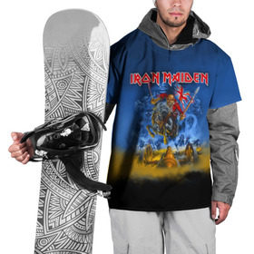 Накидка на куртку 3D с принтом Iron Maiden в Кировске, 100% полиэстер |  | Тематика изображения на принте: iron maiden | адриан смит | айрон мейден | гроза | группа | дэйв мюррей | железная дева | ирон майден | метал | мрачный | музыка | песни | рок | стив харрис | тяжелый | флаг | хеви | хевиметал