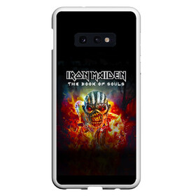 Чехол для Samsung S10E с принтом Iron Maiden в Кировске, Силикон | Область печати: задняя сторона чехла, без боковых панелей | iron maiden | адриан смит | айрон мейден | группа | дэйв мюррей | железная дева | индеец | ирон майден | метал | мрачный | музыка | огонь | песни | рок | стив харрис | тяжелый | хеви | хевиметал