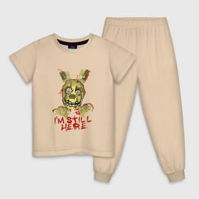 Детская пижама хлопок с принтом Five Nights At Freddys в Кировске, 100% хлопок |  брюки и футболка прямого кроя, без карманов, на брюках мягкая резинка на поясе и по низу штанин
 | five nights at freddys
