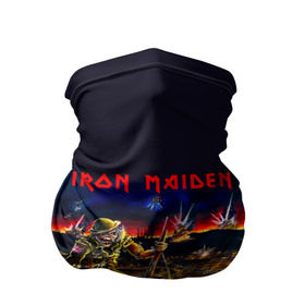 Бандана-труба 3D с принтом Боец Iron Maiden в Кировске, 100% полиэстер, ткань с особыми свойствами — Activecool | плотность 150‒180 г/м2; хорошо тянется, но сохраняет форму | iron maiden | адриан смит | айрон мейден | война | группа | дэйв мюррей | железная дева | ирон майден | метал | мрачный | музыка | песни | рок | солдат | стив харрис | тяжелый | хеви | хевиметал