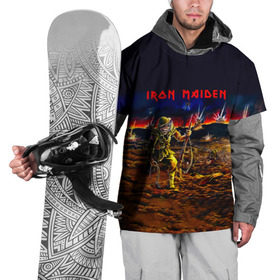 Накидка на куртку 3D с принтом Боец Iron Maiden в Кировске, 100% полиэстер |  | Тематика изображения на принте: iron maiden | адриан смит | айрон мейден | война | группа | дэйв мюррей | железная дева | ирон майден | метал | мрачный | музыка | песни | рок | солдат | стив харрис | тяжелый | хеви | хевиметал