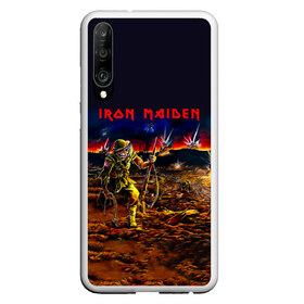 Чехол для Honor P30 с принтом Боец Iron Maiden в Кировске, Силикон | Область печати: задняя сторона чехла, без боковых панелей | iron maiden | адриан смит | айрон мейден | война | группа | дэйв мюррей | железная дева | ирон майден | метал | мрачный | музыка | песни | рок | солдат | стив харрис | тяжелый | хеви | хевиметал