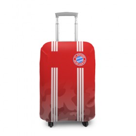 Чехол для чемодана 3D с принтом FC Bayern 2018 Original #7 в Кировске, 86% полиэфир, 14% спандекс | двустороннее нанесение принта, прорези для ручек и колес | bayern | fly fc | бавария | спорт | футбольный клуб