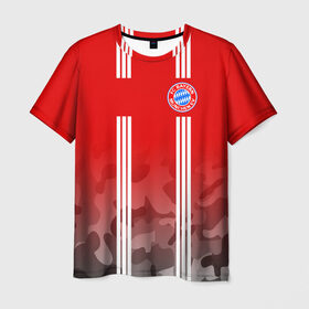 Мужская футболка 3D с принтом FC Bayern 2018 Original #7 в Кировске, 100% полиэфир | прямой крой, круглый вырез горловины, длина до линии бедер | bayern | fly fc | бавария | спорт | футбольный клуб