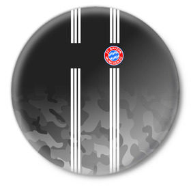 Значок с принтом FC Bayern 2018 Original #2 в Кировске,  металл | круглая форма, металлическая застежка в виде булавки | 