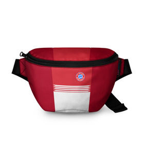 Поясная сумка 3D с принтом FC Bayern 2018 Original #11 в Кировске, 100% полиэстер | плотная ткань, ремень с регулируемой длиной, внутри несколько карманов для мелочей, основное отделение и карман с обратной стороны сумки застегиваются на молнию | 