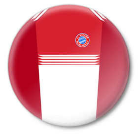 Значок с принтом FC Bayern 2018 Original #11 в Кировске,  металл | круглая форма, металлическая застежка в виде булавки | Тематика изображения на принте: 