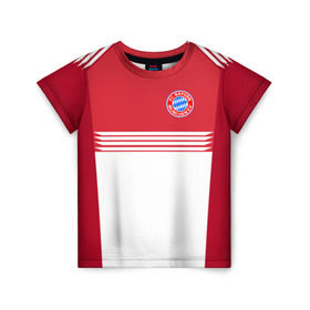 Детская футболка 3D с принтом FC Bayern 2018 Original #11 в Кировске, 100% гипоаллергенный полиэфир | прямой крой, круглый вырез горловины, длина до линии бедер, чуть спущенное плечо, ткань немного тянется | Тематика изображения на принте: 
