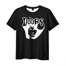 Мужская футболка 3D с принтом The Doors в Кировске, 100% полиэфир | прямой крой, круглый вырез горловины, длина до линии бедер | Тематика изображения на принте: the doors | денсмор | джим моррисон | кригер | манзарек | роберт алан | рэй