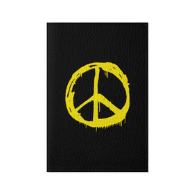 Обложка для паспорта матовая кожа с принтом Peace в Кировске, натуральная матовая кожа | размер 19,3 х 13,7 см; прозрачные пластиковые крепления | peace | vppdgryphon | арт | краска | мирный | миролюбивый | пацифик | прикольные | хиппи | цветные