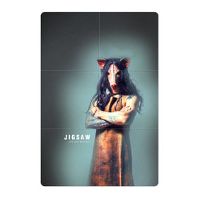 Магнитный плакат 2Х3 с принтом Jigsaw 2 в Кировске, Полимерный материал с магнитным слоем | 6 деталей размером 9*9 см | jigsaw | джон крамер | триллер