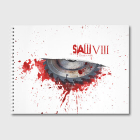 Альбом для рисования с принтом The SAW VIII в Кировске, 100% бумага
 | матовая бумага, плотность 200 мг. | Тематика изображения на принте: jigsaw | джон крамер | триллер