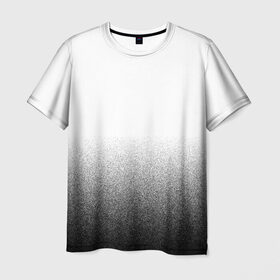 Мужская футболка 3D с принтом Градиент 4 в Кировске, 100% полиэфир | прямой крой, круглый вырез горловины, длина до линии бедер | градиент | минимализм | точки