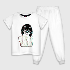 Детская пижама хлопок с принтом LOVE (Japanese) в Кировске, 100% хлопок |  брюки и футболка прямого кроя, без карманов, на брюках мягкая резинка на поясе и по низу штанин
 | люблю