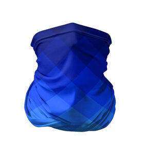 Бандана-труба 3D с принтом Blue geometria в Кировске, 100% полиэстер, ткань с особыми свойствами — Activecool | плотность 150‒180 г/м2; хорошо тянется, но сохраняет форму | blue | geometria | абстракция | бирюза | бирюзовый | геометрия | куб | синий