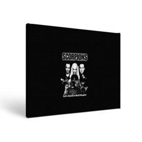 Холст прямоугольный с принтом Группа Scorpions в Кировске, 100% ПВХ |  | scorpions | группа | скорпионс | хард | хардрок