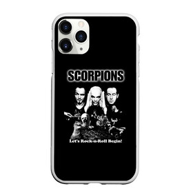 Чехол для iPhone 11 Pro Max матовый с принтом Группа Scorpions в Кировске, Силикон |  | Тематика изображения на принте: scorpions | группа | скорпионс | хард | хардрок