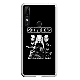 Чехол для Honor P Smart Z с принтом Группа Scorpions в Кировске, Силикон | Область печати: задняя сторона чехла, без боковых панелей | Тематика изображения на принте: scorpions | группа | скорпионс | хард | хардрок