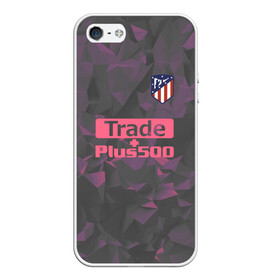 Чехол для iPhone 5/5S матовый с принтом Atletico Madrid Original #8 в Кировске, Силикон | Область печати: задняя сторона чехла, без боковых панелей | Тематика изображения на принте: атлетико мадрид | полигоны | эмблема