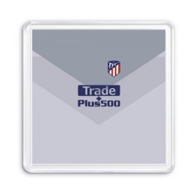 Магнит 55*55 с принтом Atletico Madrid Original #9 в Кировске, Пластик | Размер: 65*65 мм; Размер печати: 55*55 мм | Тематика изображения на принте: 