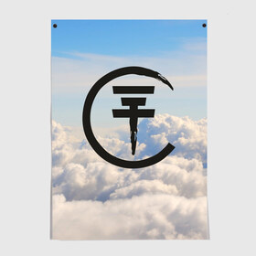 Постер с принтом Clouds Tokio Hotel в Кировске, 100% бумага
 | бумага, плотность 150 мг. Матовая, но за счет высокого коэффициента гладкости имеет небольшой блеск и дает на свету блики, но в отличии от глянцевой бумаги не покрыта лаком | bill kaulitz | tokio hotel | билл каулиц