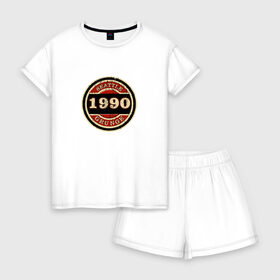 Женская пижама с шортиками хлопок с принтом Гранж (Grunge) в Кировске, 100% хлопок | футболка прямого кроя, шорты свободные с широкой мягкой резинкой | гранж | курт кобейн | нирвана | сиэтл